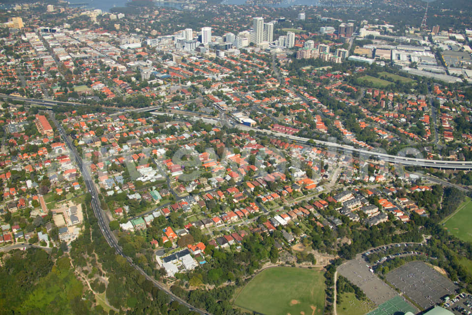 Aerial Image of Naremburn