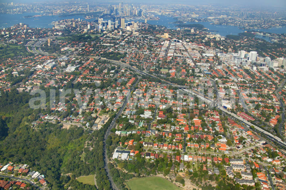 Aerial Image of Naremburn to Sydney