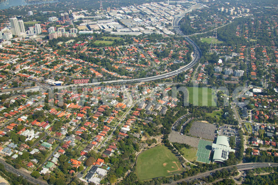 Aerial Image of Naremburn and Artarmon, NSW