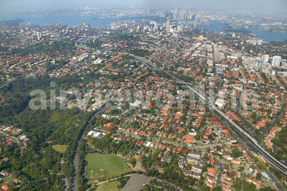 Aerial Image of Naremburn, Crows Nest and Sydney