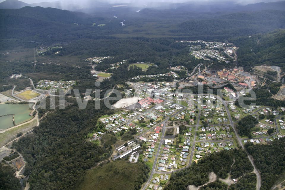 Aerial Image of Rosebery, Tasmania