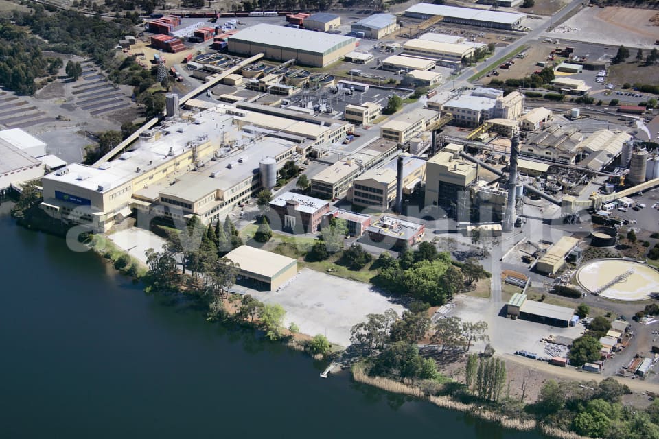 Aerial Image of Norske Scog Paper Mill,  Boyer Tasmania