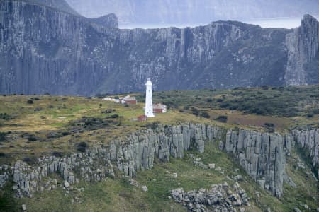 Aerial Image of TASMAN ISLAND LIGHTHOUSE CLOSE UP