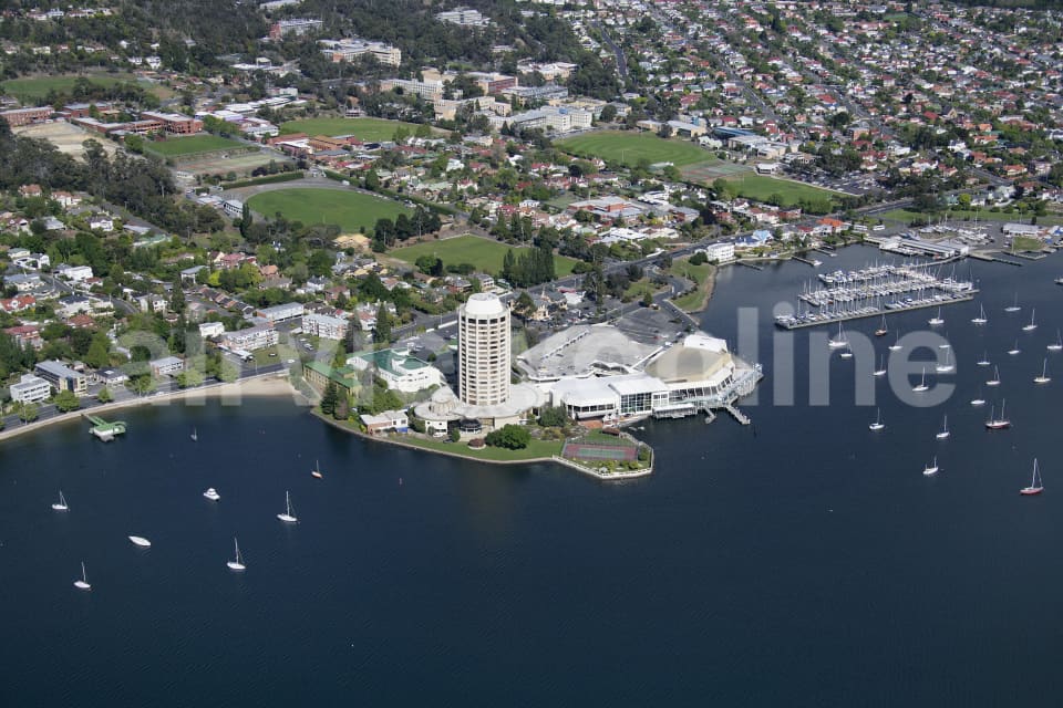 Aerial Image of Wrest Point Casino, Hobart