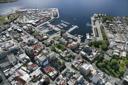 Aerial Image of HOBART CITY, TASMANIA