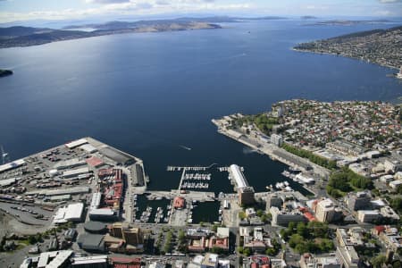 Aerial Image of SULLIVANS COVE, HOBART