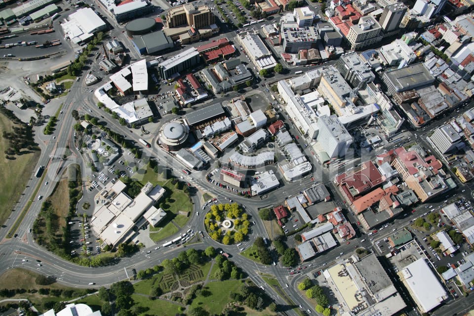 Aerial Image of Northern Hobart Detail