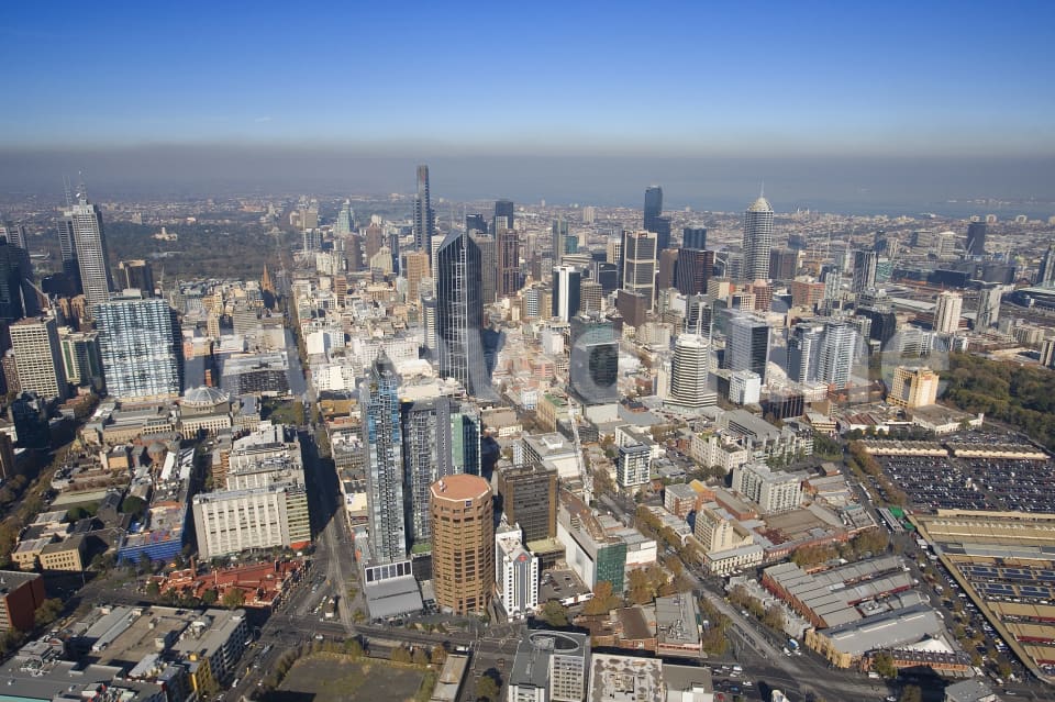 Aerial Image of Melbourne\'s CBD