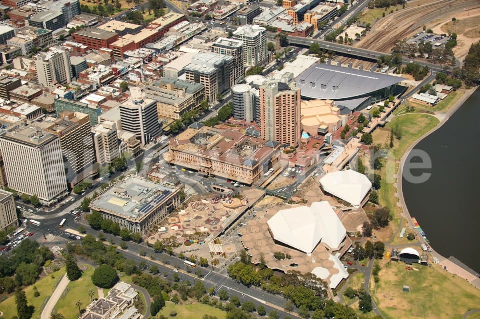Aerial Image of Adelaide riverfront