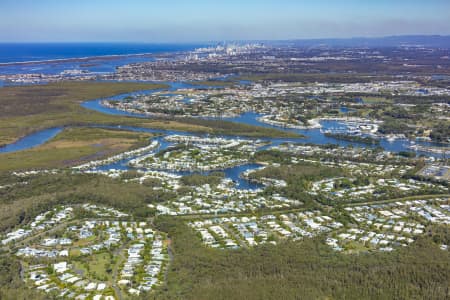 Aerial Image of COOMERA WATERS DEVELOPMENT