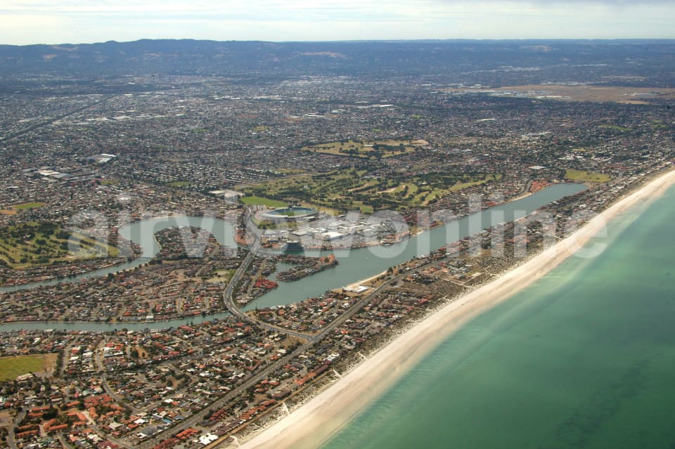 Aerial Image of West Lakes, Adelaide SA