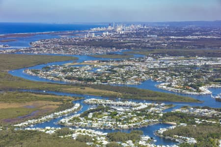 Aerial Image of COOMERA WATERS DEVELOPMENT