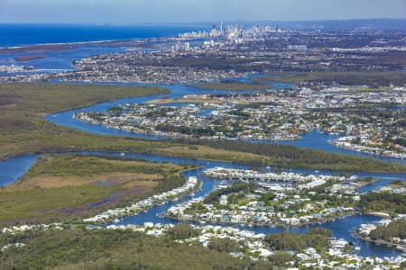 Aerial Image of COOMERA WATERS DEVELOPMENT