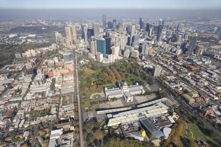 Aerial Image of CARLTON GARDENS AND CBD