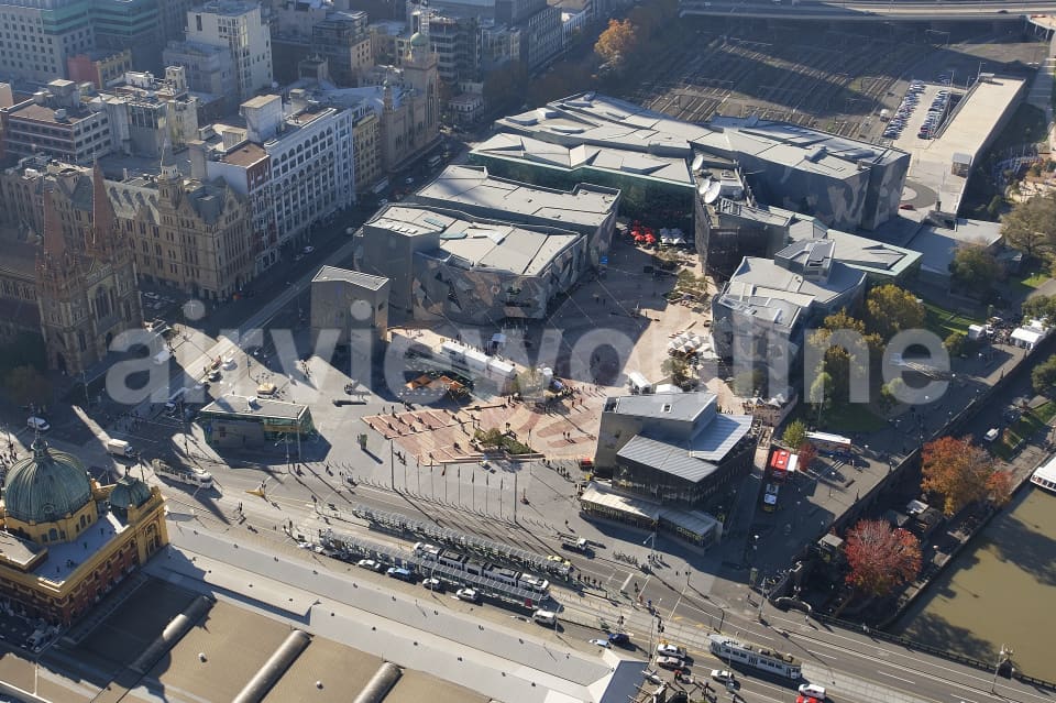 Aerial Image of Federation Square