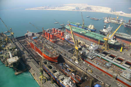 Aerial Image of PORT RASHID, DUBAI