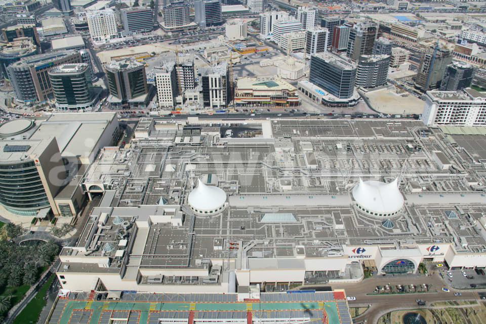 Aerial Image of Dubai Carrefour Shopping Centre