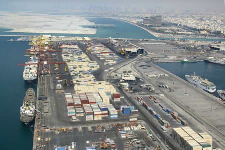 Aerial Image of PORT RASHID, DUBAI