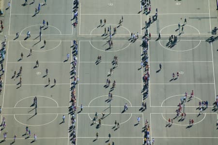 Aerial Image of NETBALL COURTS