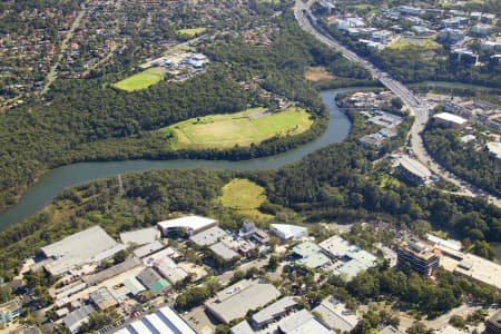 Aerial Image of LANE COVE WEST, EAST RYDE