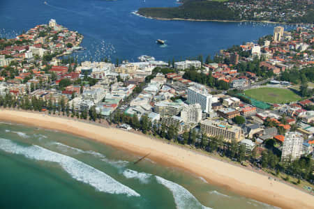 Aerial Image of MANLY TOWN CENTRE, NSW