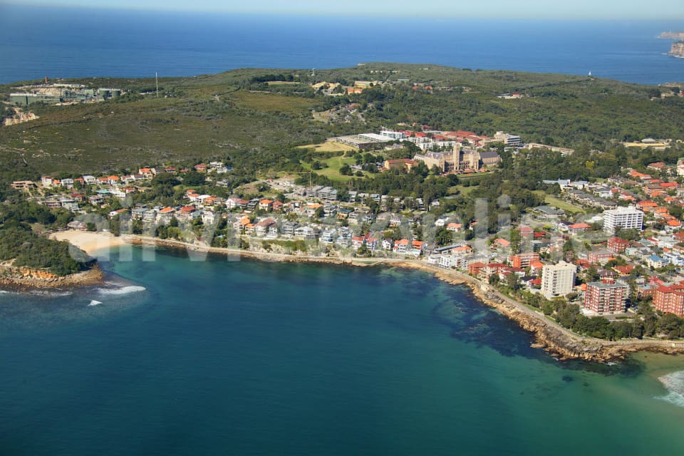 Aerial Image of Cabbage Tree Bay and North Head, NSW