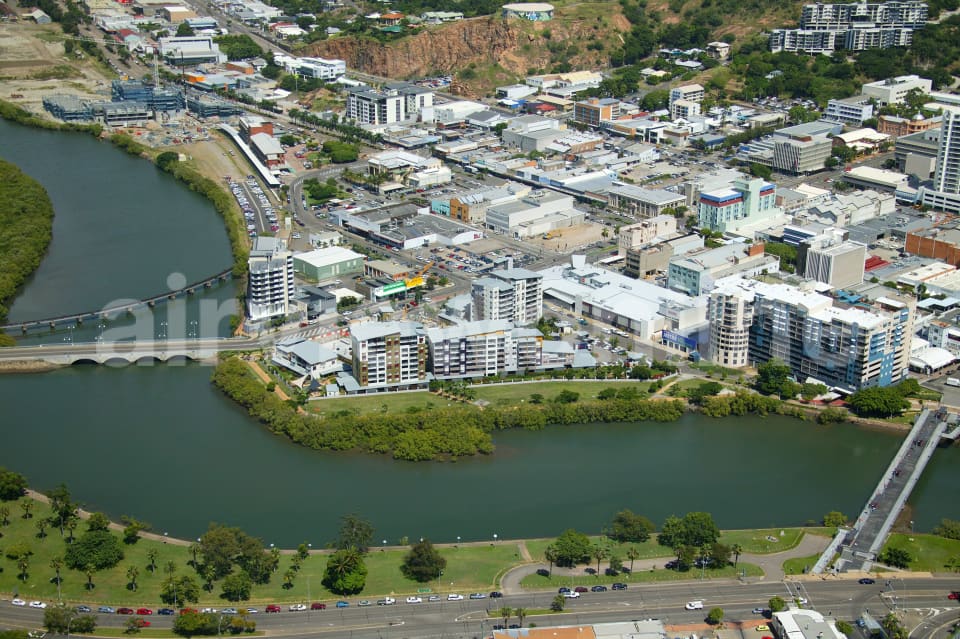 Aerial Image of Townsville close up