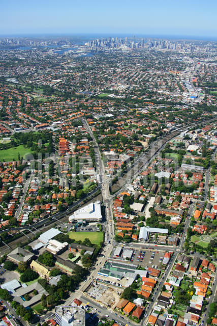 Aerial Image of Ashfield, Hume, and The City