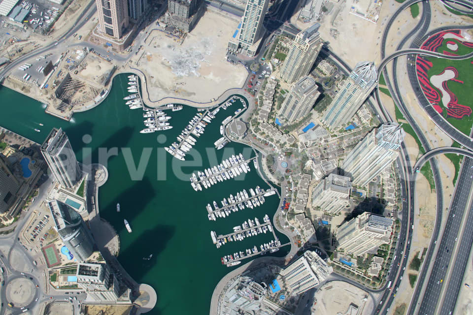 Aerial Image of Dubai Marina, Dubai UAE