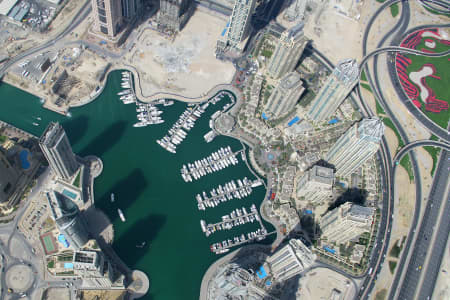 Aerial Image of DUBAI MARINA, DUBAI UAE