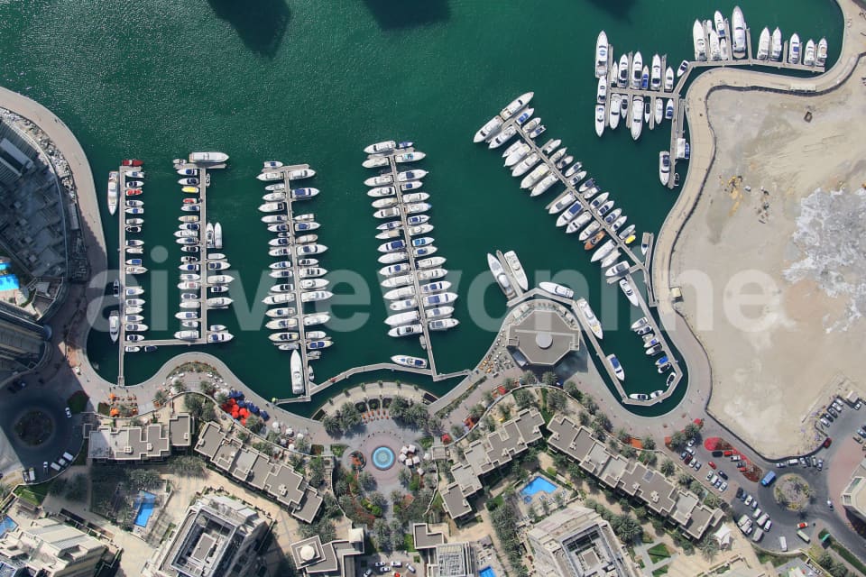 Aerial Image of Dubai Marina Vertical