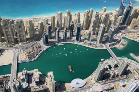 Aerial Image of DUBAI MARINA DEVELOPMENT