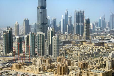 Aerial Image of BURJ DUBAI SURROUNDS