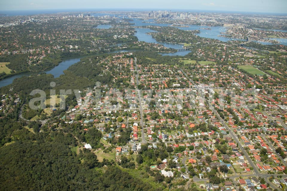 Aerial Image of Gladesville and Boronia Park, NSW