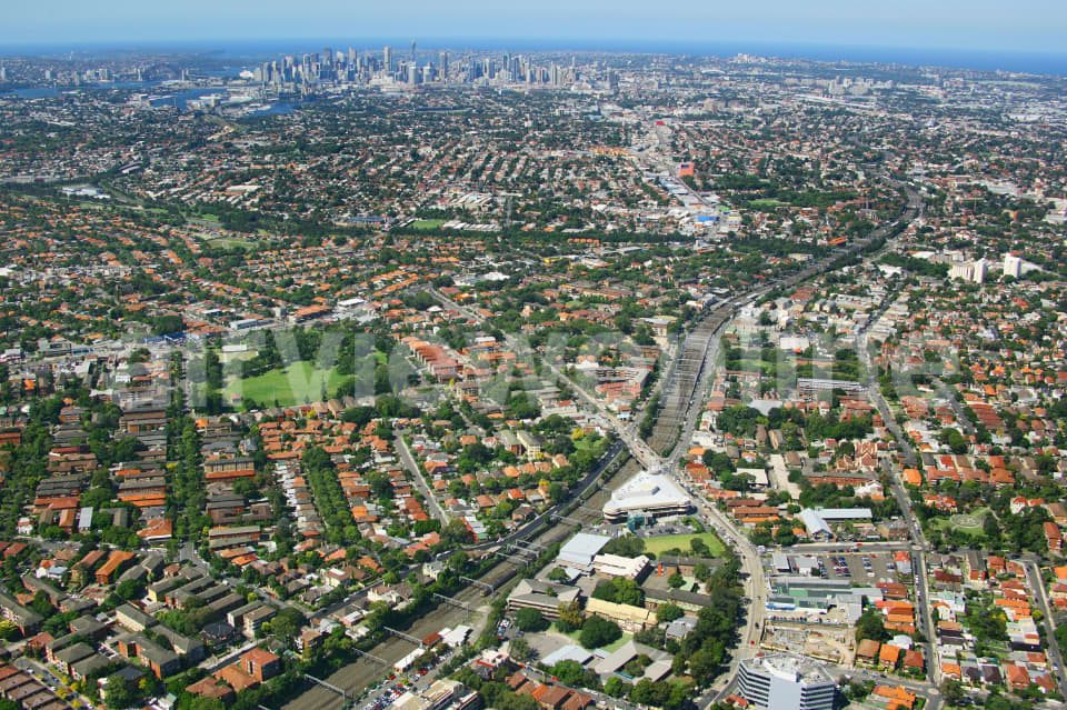 Aerial Image of Ashfield to the City