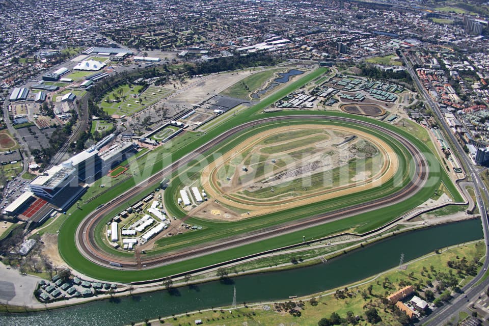 Aerial Image of Flemington Racecourse, Melbourne