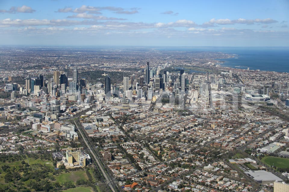 Aerial Image of Melbourne, Victoria