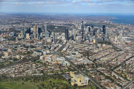 Aerial Image of MELBOURNE FROM THE NORTH