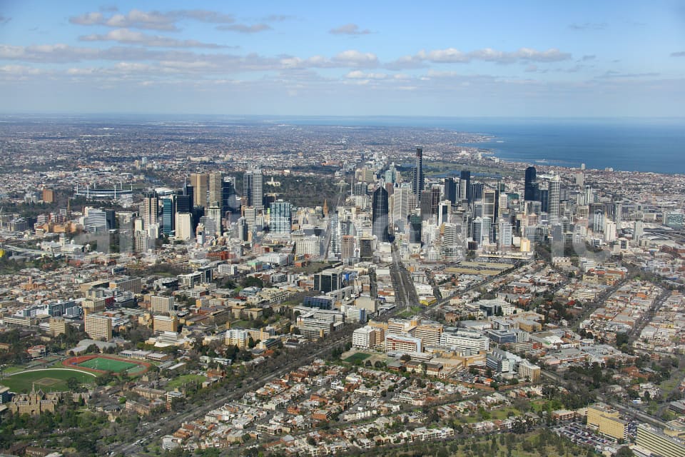 Aerial Image of South Over Melbourne