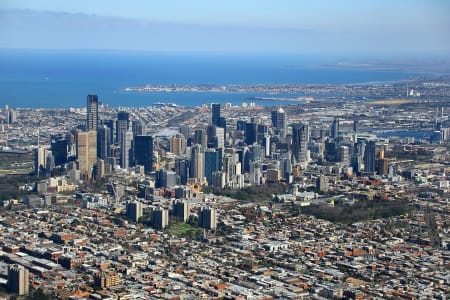 Aerial Image of MELBOURNE FROM THE NORTH EAST