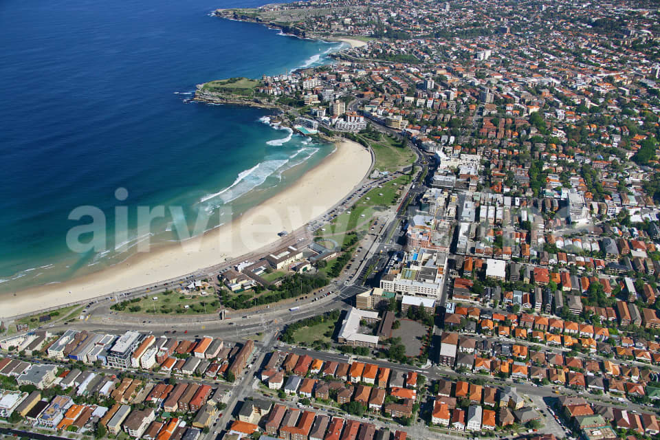 Aerial Image of Bondi Beach, Australia