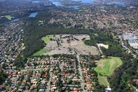 Aerial Image of FIELD OF MARS CEMETERY