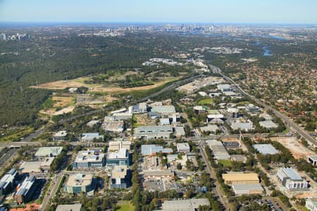 Aerial Image of NORTH RYDE