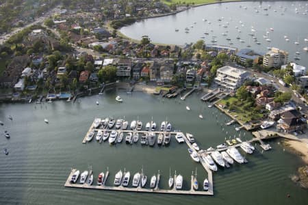 Aerial Image of DRUMMOYNE MARINA