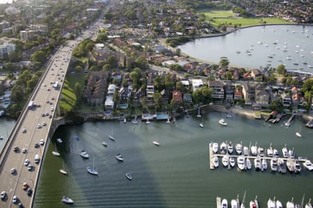 Aerial Image of DRUMMOYNE AVE, DRUMMOYNE