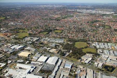 Aerial Image of BALCATTA TO PERTH CBD