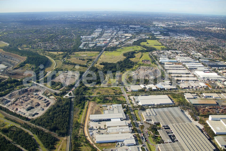 Aerial Image of Wetherill Park to Sydney CBD