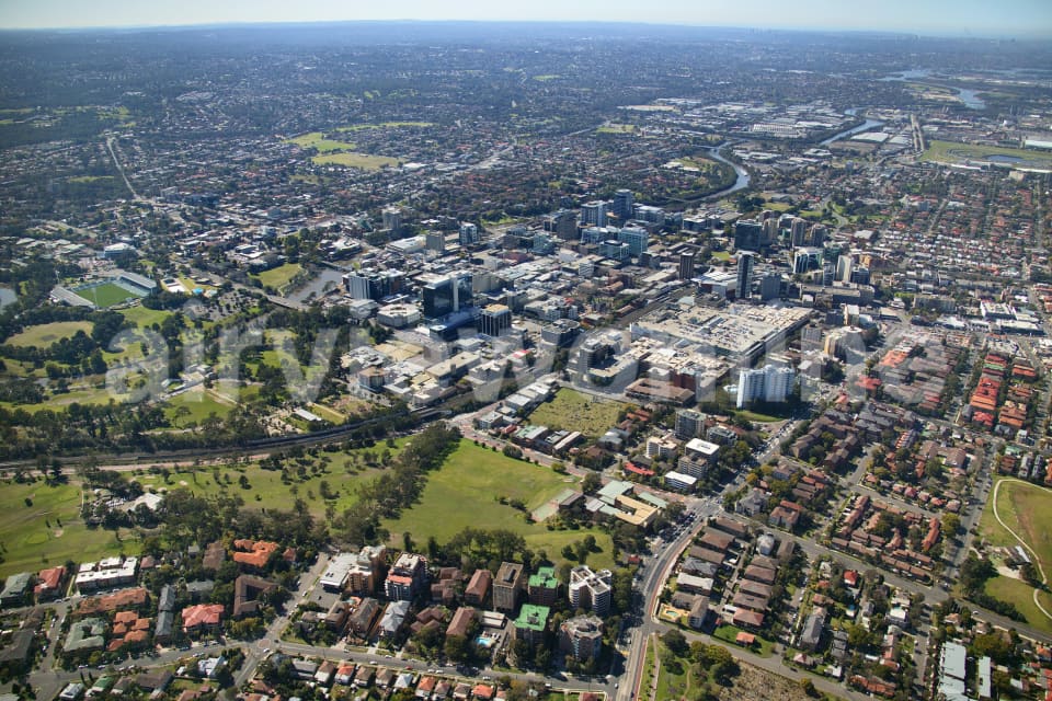 Aerial Image of Mays Hill and Parramatta