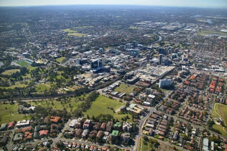 Aerial Image of MAYS HILL AND PARRAMATTA
