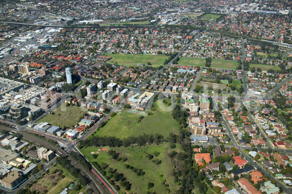 Aerial Image of Mays Hill and Parramatta, NSW